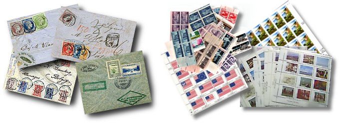 Buying covers and stamps